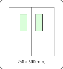 Recommended Vision Panel Opening Sizes