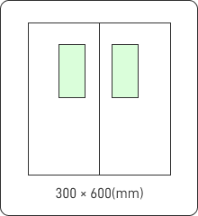Recommended Vision Panel Opening Sizes